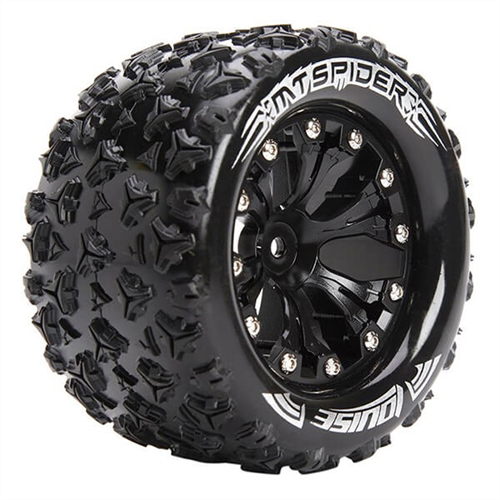 LOUISE RC MT-SPIDER 1/10 SOFT 0 OFFSET/BLACK EP STAMPEDE 2